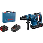 Bosch Powertools Pro Akku-Bohrhammer Biturbo Gbh 18V-36 C Professional Blau/Black, 2X Akku Procore18V 8,0Ah, Bluetooth Modul, im Koffer  0611915002 3165140996112