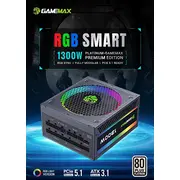 Barošanas bloks Gamemax Power Supply, 80 Plus, Platinum  Rgb Pro 1300P 1300 W 6931858792134