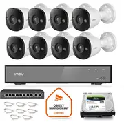 Imou uzraudzības komplekts 2X kamera Ps3E-8Q0 8Mp Poe  Ipc-Ps3E-8Q0-0280B Z67491B2