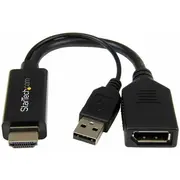 Adapteris Av Startech Hdmi - Displayport  Usb-A Black Hd2Dp 065030861588