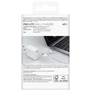 Adapteris Puro  Prolite 45W Usb-C Wall Charger - White 8018417498626