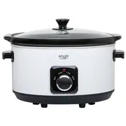 Lēnas gatavošanas katls Adler Ad 6413W 5.8 l White  5905575901354 Agdadlwon0005
