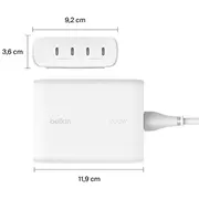 Ładowarka Belkin 4X Port Usb-C Gan 200W, Biała  Wch015Vfwh 745883868230