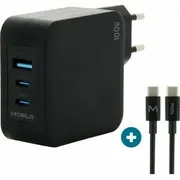 Ładowarka Mobilis Wall Charger - 100 W 2 Usb C  001365 3700992530437