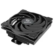 Akasa Alucia H6Ls M2 Low-Profile Cpu-Kühler - 120Mm, Black/Blau  Cpak-50 4710679553764 Ak-Cc4036Hp01