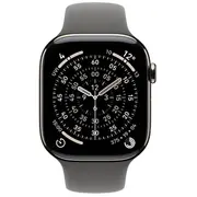 Apple Watch S11 Titan Natur Cellular 46Mm Sportband steinGray S/M  Mfcw4Zr/A 195950629491