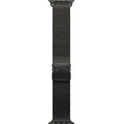 Titāna Milanese aproce melnā krāsā 49 mm korpusam - izmērs M  Mxkg3Zm/A 195949656316
