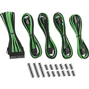 Cablemod Classic Modmesh kabeļu pagarinājuma komplekts - 86 sērija Black/Light Green  Zuad-1154 0716894299788 Cm-Cab-Ckit-N86Kklg-R