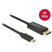 Delock Usb Kabel C - Dp 4K 60Hz St/St 2.00M  85256 4043619852567 85444290