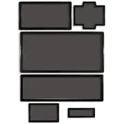 Demciflex Staubfilter-Set für Fractal Design R5 - Black/Black  Zust-148 6009704604822 Df0561