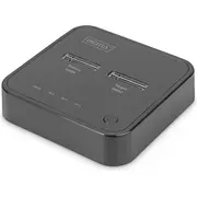 Digitus Dual M.2 Nvm Ssd Docking Station Black, Usb-C, M2  Da-71545 4016032475842