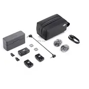 Dji Bezvadu mikrofona sistēma Mic 2 2Tx  1Rx ar uzlādes futlāri 3250 mAh Cp.rn.00000324.01 6941565971364