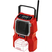 Einhell Tc-Ra 18 Li Bt - Solo Rot/Black, Bluetooth, ohne Akku und Ladegerät  3408017 4006825651492