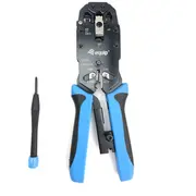 Equip Krimpzange 4P/2C-8P/8C/Dec/Rj45/Rj12/Rj11  blau 129409 4015867227794 82032000