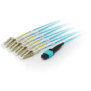 Equip Patchkabel Mtp-Lc  5.00M 8Faser M/M Om4 türkis Polybeutel 25556507 4015867192535 85447000
