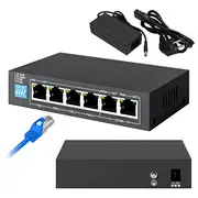 Extralink Krios Poe slēdzis, 4X Gigabit Poe/Poe, 2X Rj45 Uplink, 60W  Ex.14305 5903148914305 85176200