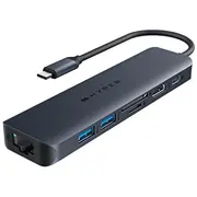 Usb koncentrators Hyperdrive Next 7-Portu Usb-C Hdmi/4K60Hz/Sd/Rj45/100W Pd Passthrough  Hd4003Gl 6941921149055
