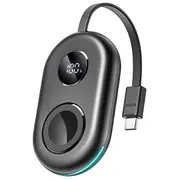 Joyroom Power Bank magnētiskai bezvadu uzlādei, Magsafe Apple Watch, Pd 3W, 2500 mAh, ar iebūvētu Type-C kabeli, Black Jr-W09  Jr-W09-Blk 6956116723859