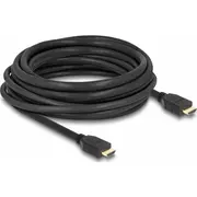 Kabel Delock - Highspeed Hdmi-Kabel mit Ethernet Hdmi mannlich zu 10 m Black Support von 8K 60 Hz, bis 48 Gbps Datentransferrate  82006 4043619820061