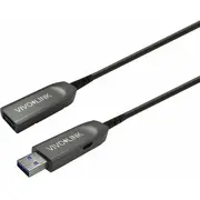Usb kabelis Vivolink Usb-A - 40 m Black Prousb3Aaf40  5704174892557