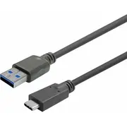 Usb kabelis Vivolink Usb-C - Usb-A 2 m Black Prousbcamm2  5715063049181