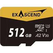 Atmiņas karte Exascend Catalyst Microsdxc 512 Gb Uhs-I/U3 A2 V30 Ex512Gusdu1-Ad  6972904954595