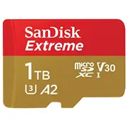 Atmiņas karte Sandisk Extreme Microsdxc 1 Tb Class 10 Uhs-I/U3 A2 V30 Sdsqxav-1T00-Gn6Ma  0619659188474
