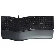 Klaviatūra Cherry Kc 4500 Ergo Usb klaviatūra Qwerty British English Black  Jk-4500Gb-2 4025112093951
