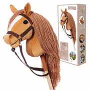 Koń na kiju Hobby Horse Hoppihorse A3 Chestnut - brąz, maść kasztanowata  M01A304 5907630902078 Wmtoos0Uc002078