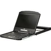 Kvm konsoles Aten Cl3700Nw De Īsa dziļuma vienas sliedes 18,5 Lcd konsole Usb Hdmi vācu izkārtojums  60703A 4710469344176