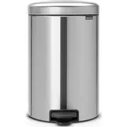 Atkritumu tvertne Brabantia New Icon ar pedāli silver 114021  8710755114021
