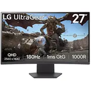 Lg Ultragear 27Gs60Qc 27 Qhd 180Hz Curved Gaming Monitor  27Gs60Qc-B.aeuq