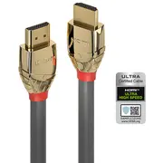 Lindy Ultra High Speed Hdmi Kabel, Gold Line Gray, 1 Meter  37601 4002888376013
