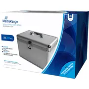 Mediarange Cd/Dvd Koffer 200-Fach Silber, Retail  Box75 4260057123381