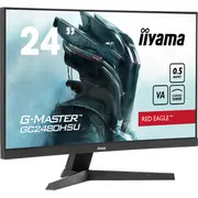 iiyama G-Master Red Eagle Gc2480Hsu-B1 23.6 Zoll Full Hd Curved Va Led 169 180 Hz Gaming Monitor  4948570124503