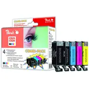 Peach Tinte Spar Pack Pi100-140 Kompatibel zu Canon Pgi-525, Cli-526 4541B006  7640148551342