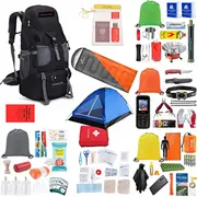 Evakuācijas mugursoma  aprīkojums Readypack X2 komplekts telts guļammaiss ēdiens / Black Sb10830 5901421226213