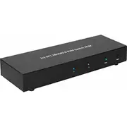 Slēdzis Microconnect Mc-Dp-Kvm201K Kvm slēdzis Black  5704174048763