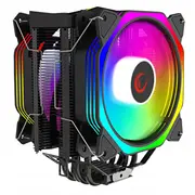 Rampage Octagon C60 Chłodzenie procesora Lga 1700/Am5 1800Rpm 2 wentylatory 120Mm Argb  Octagonc60-Black 8680096124938 Wen-Cpu-Rmpg-002