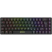 Sharkoon Gaming Tastatur Purewriter W65  Black-Rot De 4044951036929