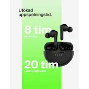 Soundform Rhythm patiesi bezvadu austiņas Black  Auc012Btbk 0745883878192