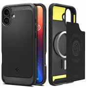 Spigen Rugged Armor Mag Magsafe iPhone 17 matte black  8800283314991 Tor-Gsm-Spg-2117