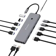 Stacija/Replikators Verbatim Cmh-13 Usb-C 32153  023942321538