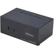 Startech.com P2Addh462-Kvm pārslēdzējs, 3840 x 2160 pikseļi, 4K Ultra Hd, 36 W, Black  P2Addh462-Kvm-Switch 0065030909129