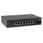 Levelone PoeSwitch  8Xge Poe/2Xsfp 70W Websmart managed Gep-1051 4015867205013 85176200