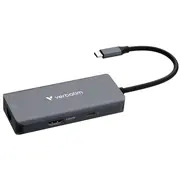 Usb-C Verbatim Essentials Multiport Hub 6-Port with Rj45  32157 0023942321576