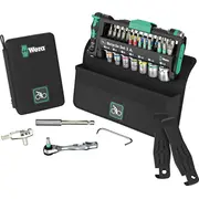 Wera Bicycle Set 3 A, 2025 Black/Grün, 40-Teilig, inkl. Umschalt-Bitknarre, 1/4  05004188001 4013288234933