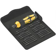 Wera Kraftform Kompakt 900 Set 1, mit Schlagschraubendreher Black/Gelb, 1/4, 19-Teilig  05018110001 4013288222176