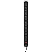 Activejet Combo 12 socket power strip 3M black  Combo/12Gn/3M/Cz 5901443111399 Lipacjlis0009