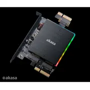 Akasa Dual M.2 Pci-E Rgb Led Adapter Karte  Zuus-371 4710614539099 Ak-Pccm2P-04